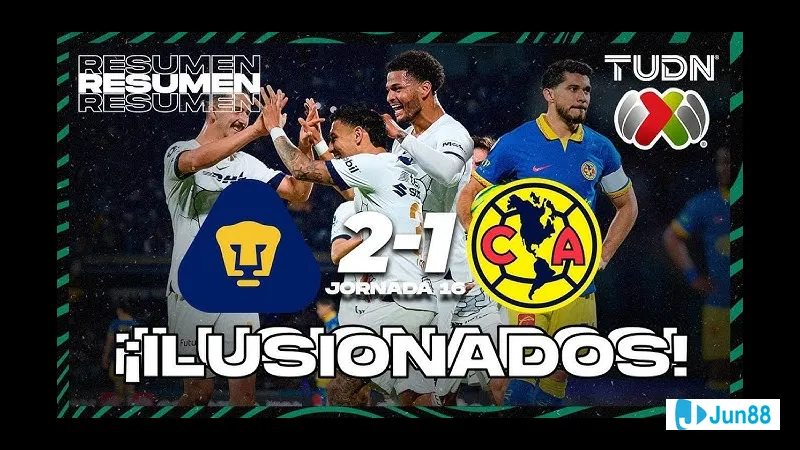 Cầu thủ Club America đang mở tỷ số bằng cú sút chính xác vào góc xa của khung thành UNAM Pumas Cầu thủ Club America đang mở tỷ số bằng cú sút chính xác vào góc xa của khung thành UNAM…