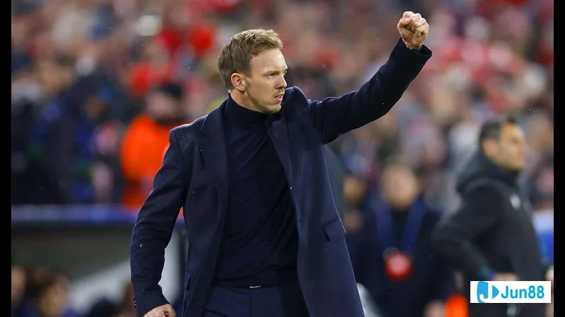 HLV Julian Nagelsmann dẫn dắt đội tuyển Đức trong trận đấu HLV Julian Nagelsmann dẫn dắt đội tuyển Đức trong trận đấu