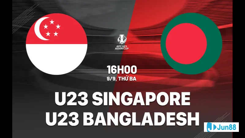 U23 Singapore đang thi đấu trước U23 Bangladesh vào ngày 9/9 U23 Singapore đang thi đấu trước U23 Bangladesh vào ngày 9/9