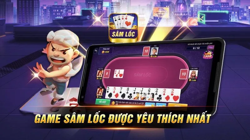 Giao diện bàn chơi Sâm Lốc tại Jun88 với thiết kế sắc nét